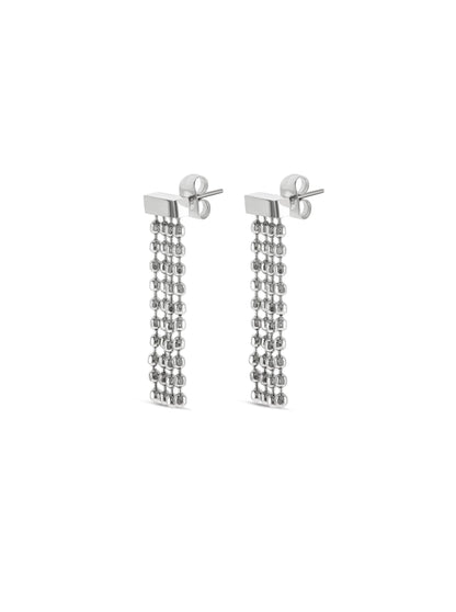 One Dance Silver Earrings