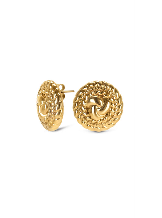 One Prestige Medal Earrings