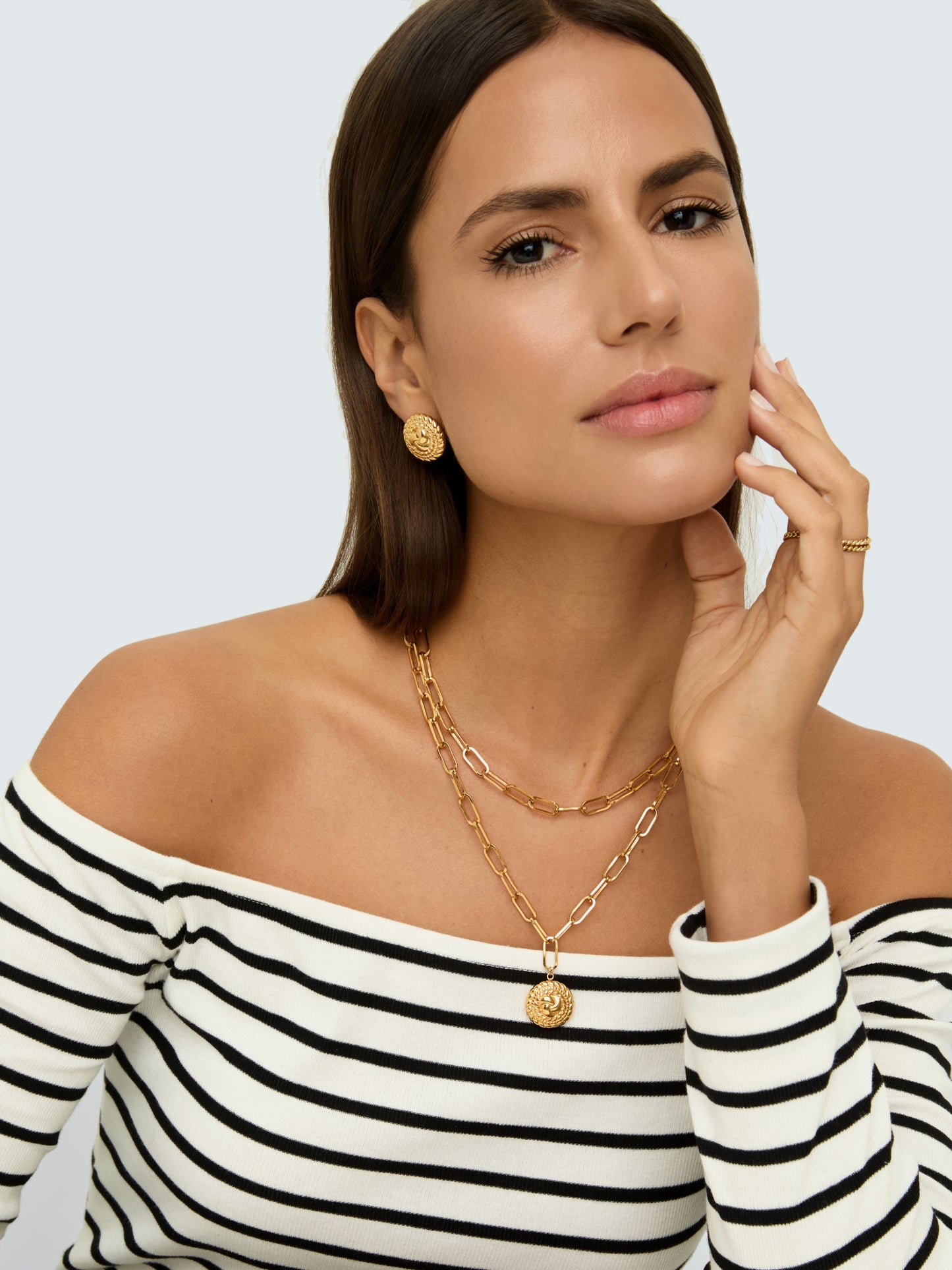 One Prestige Medal Earrings
