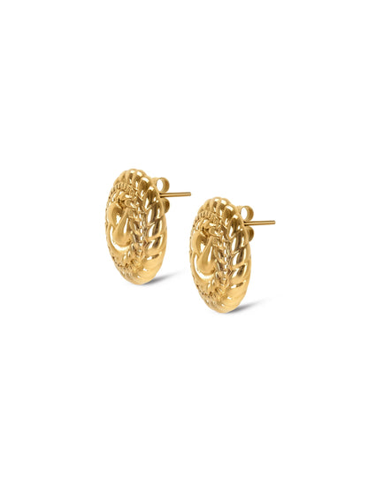 One Prestige Medal Earrings