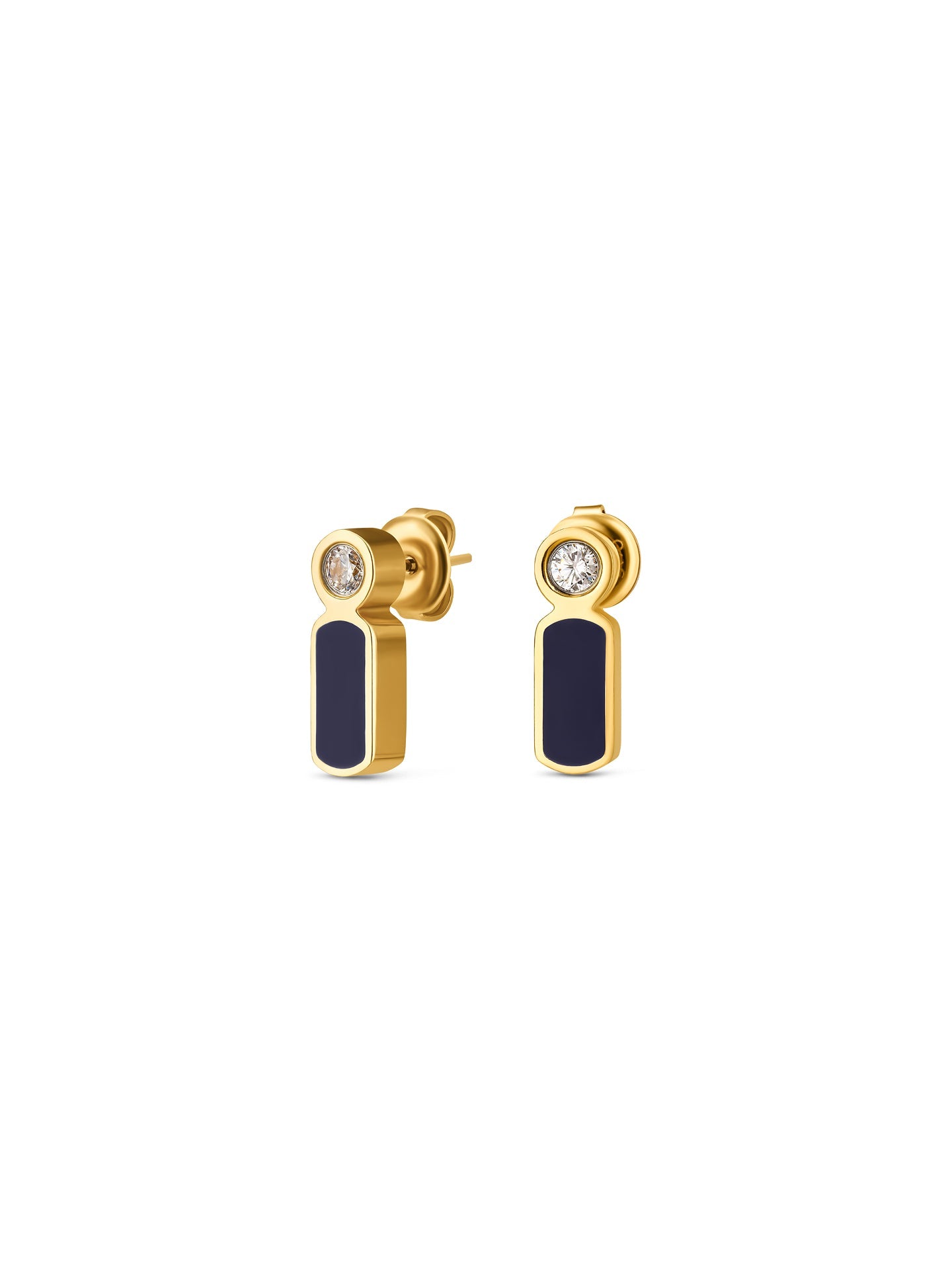 One Mood Navy Earrings