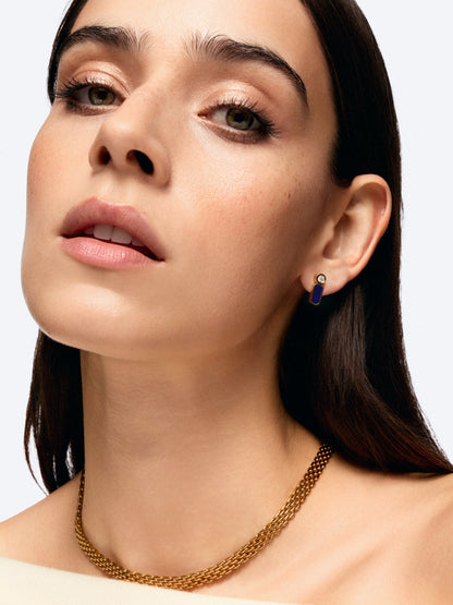 One Mood Navy Earrings
