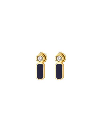 One Mood Navy Earrings
