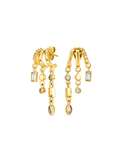One Drop Crystal Earrings