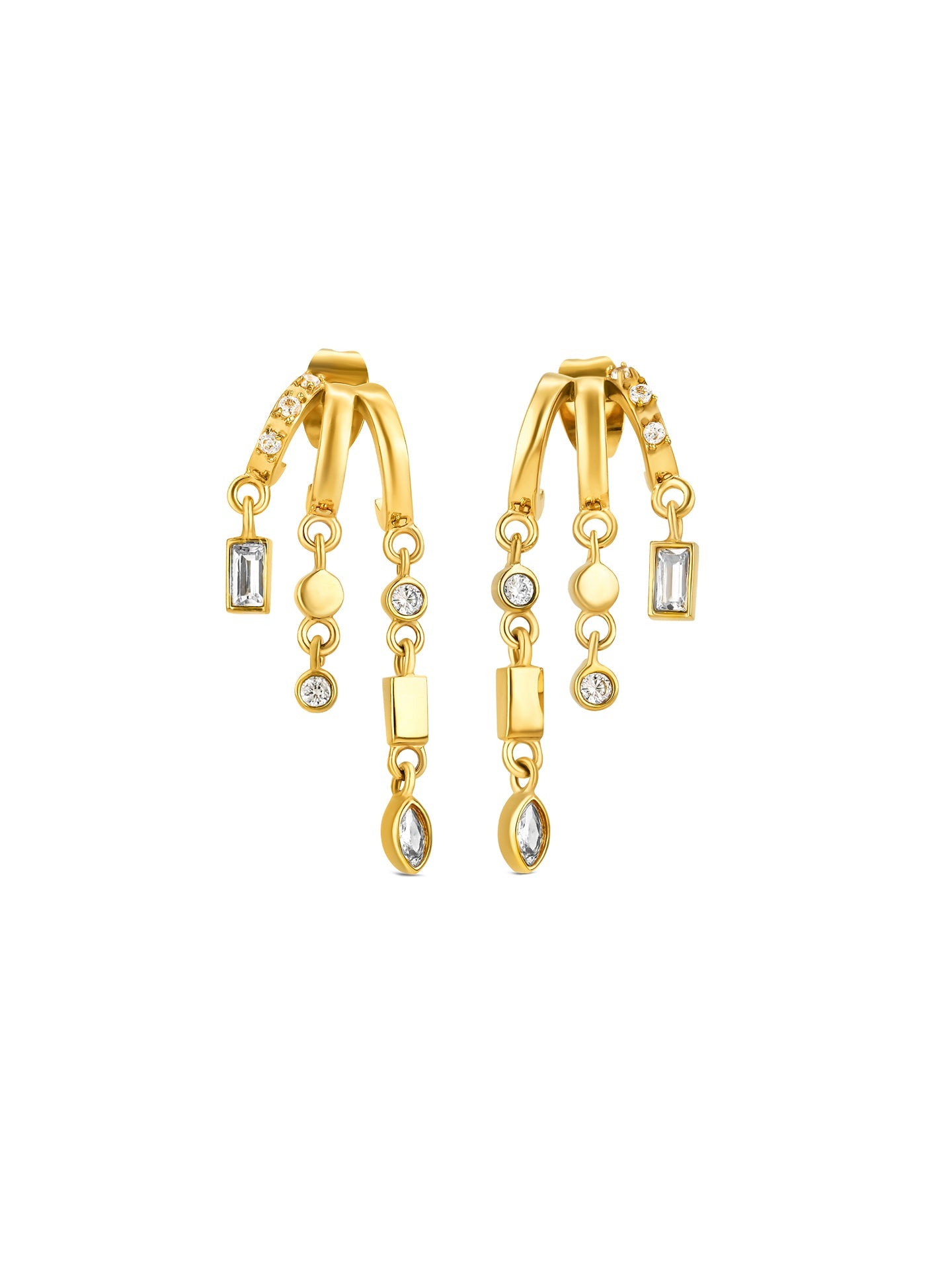 One Drop Crystal Earrings