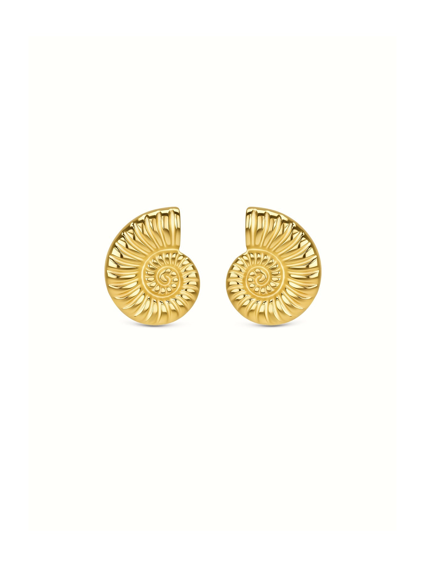 ONE Coral Pearl Gold Earrings