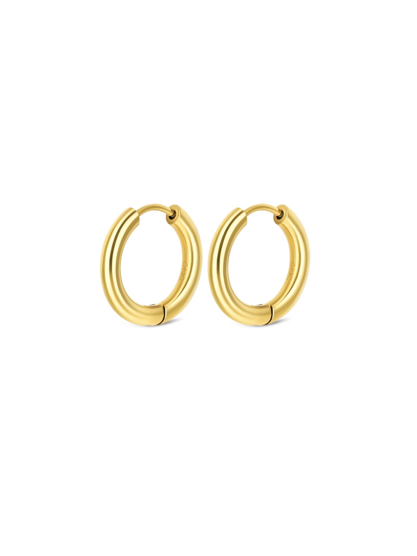 One Earrings Master Hoop Gold