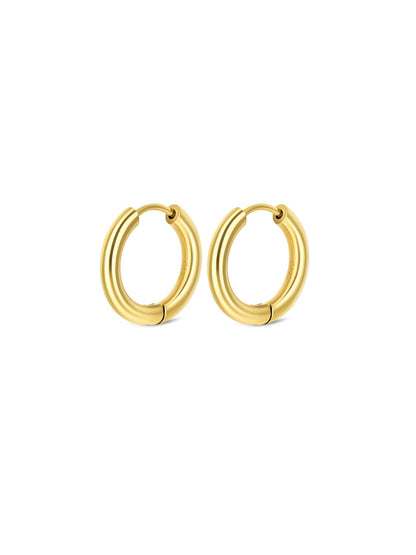 One Earrings Master Hoop Gold