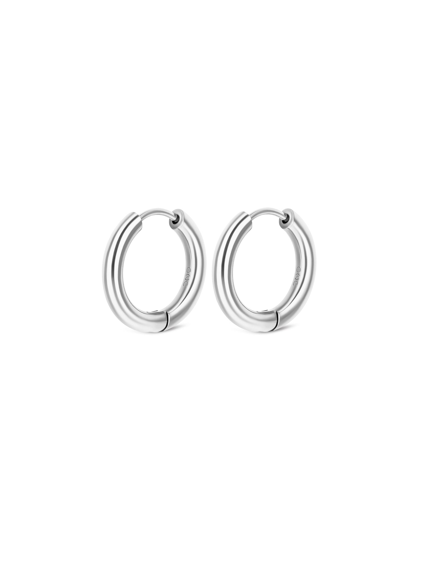One Earrings Master Hoop Silver