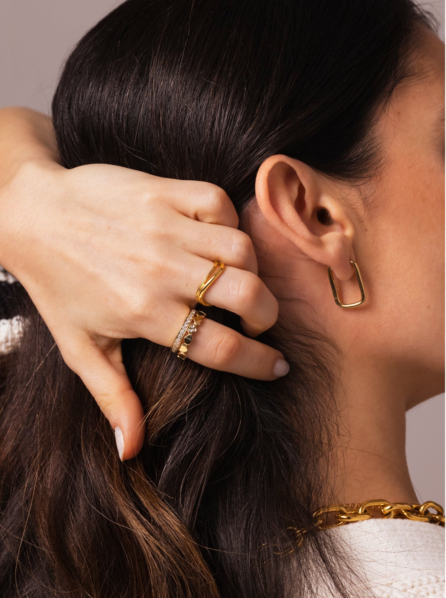 Earrings One Squared Elegance