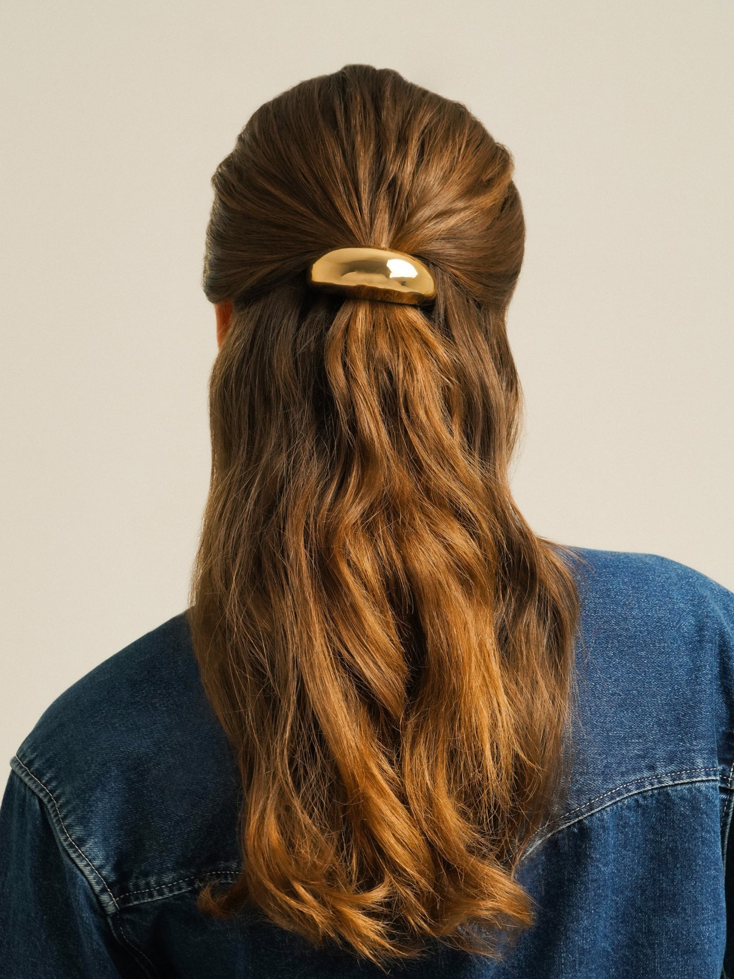 One Hair Accessory Moon Large Gold