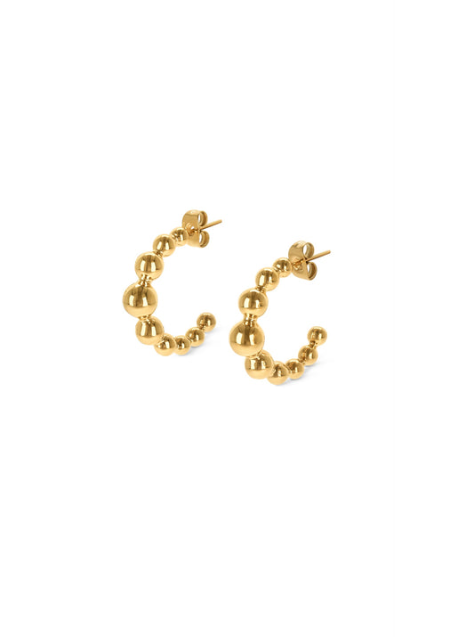 One Infinity Hoops Earrings