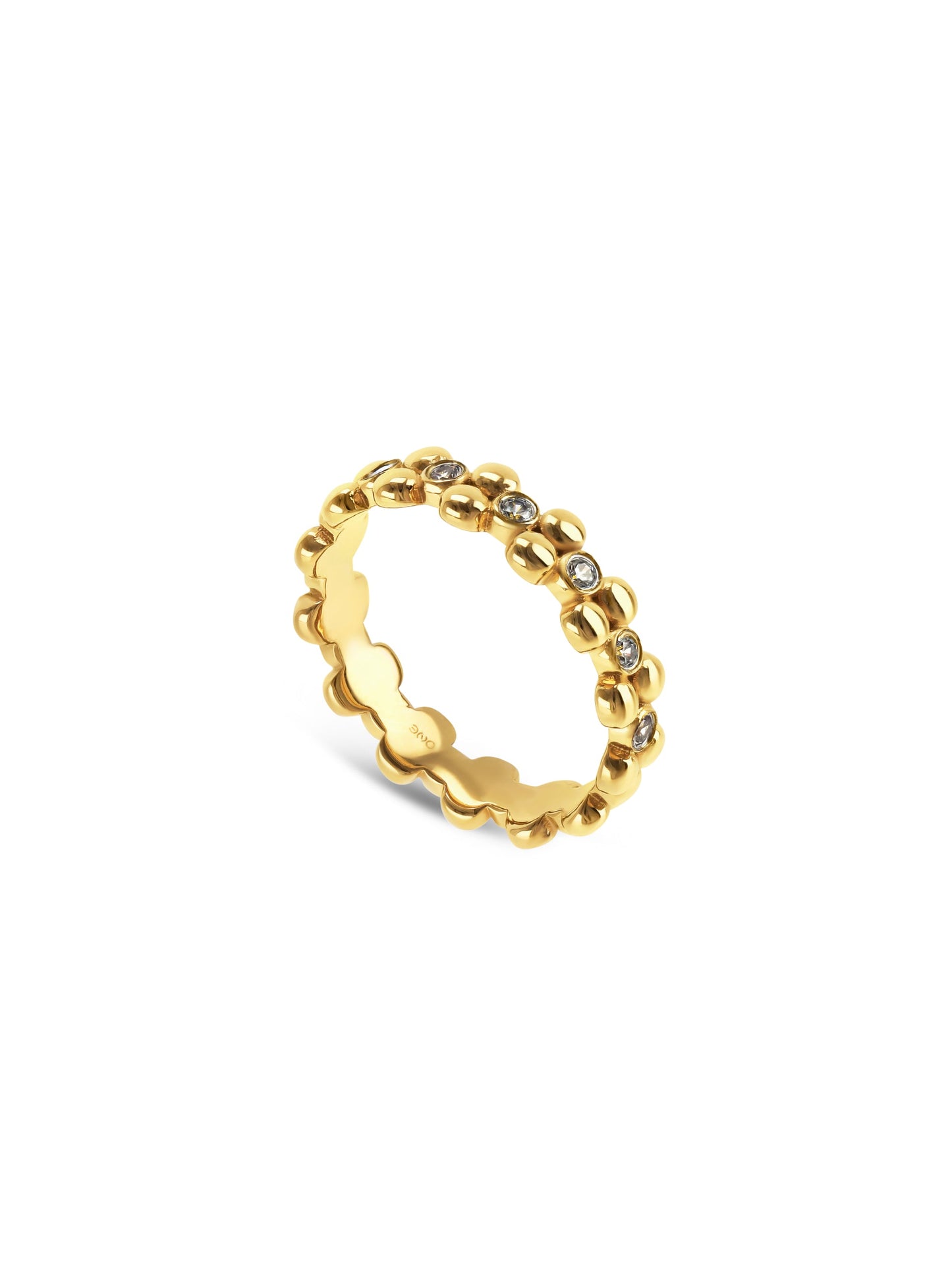 One Infinity Crystal Ring