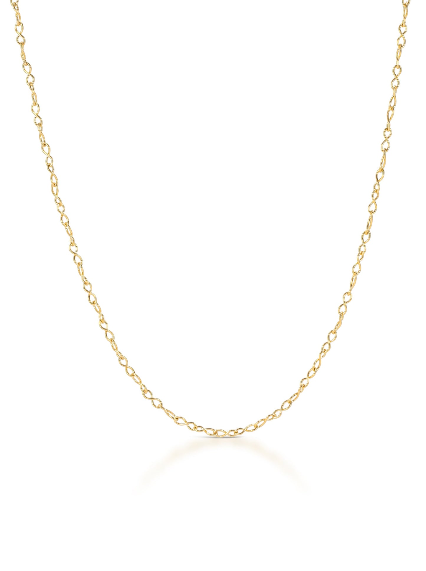 One Infinity Enlace Gold Necklace