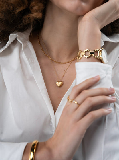 One Infinity Enlace Gold Necklace