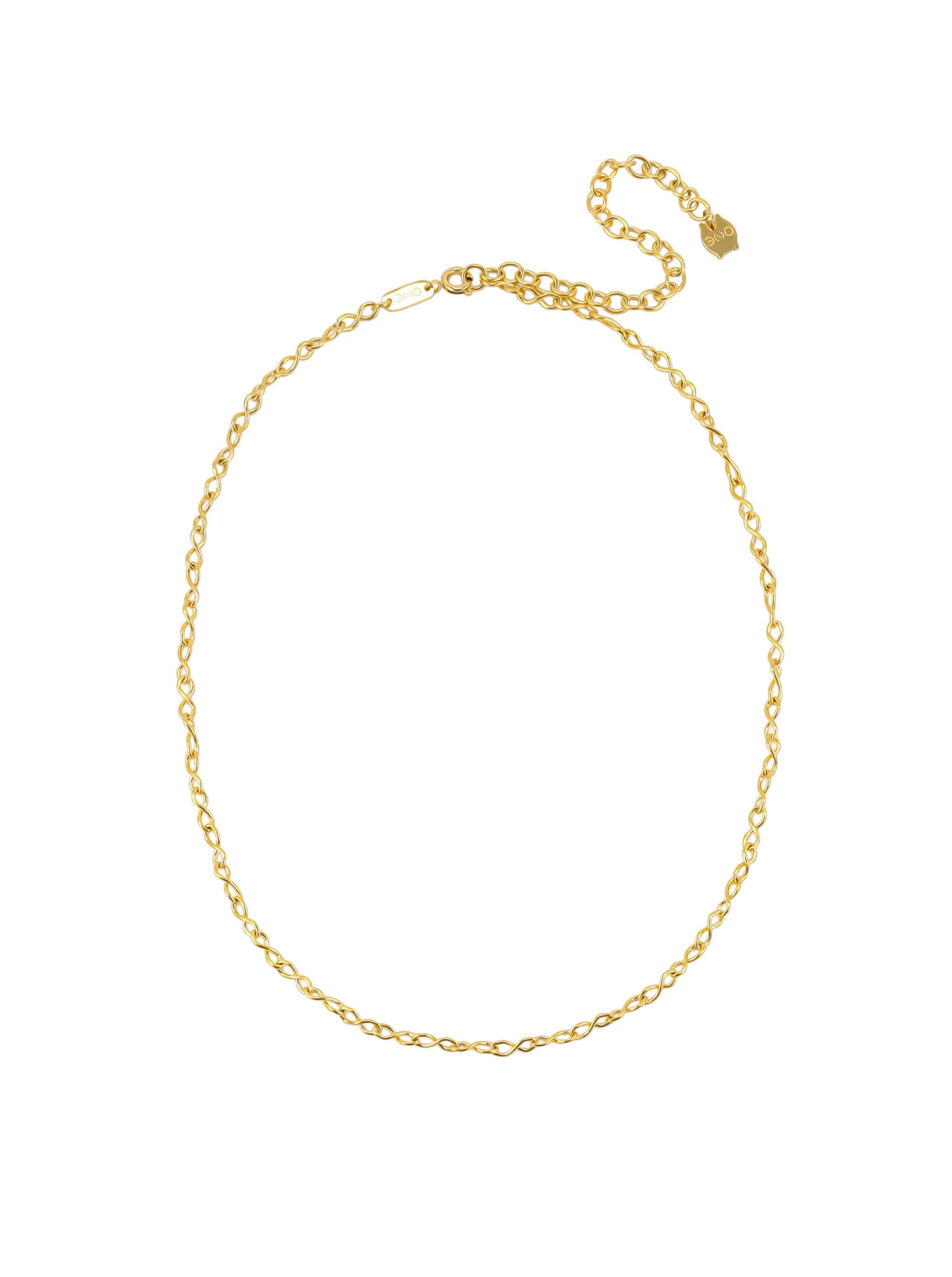 One Infinity Enlace Gold Necklace