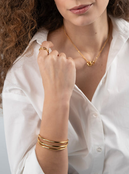 One Luminous Triple Cuff