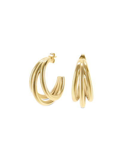 One Luminous Triple Earrings