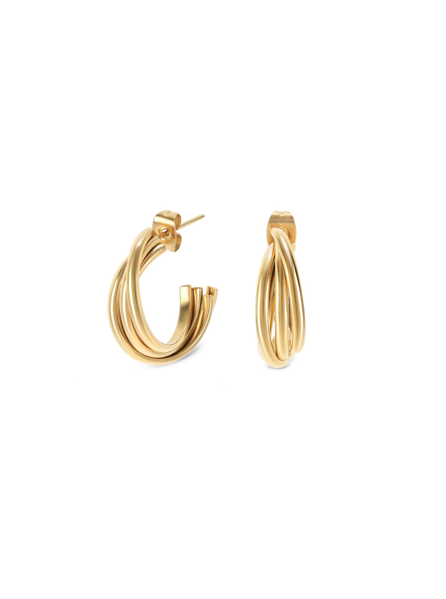 One Luminous Solid Earrings
