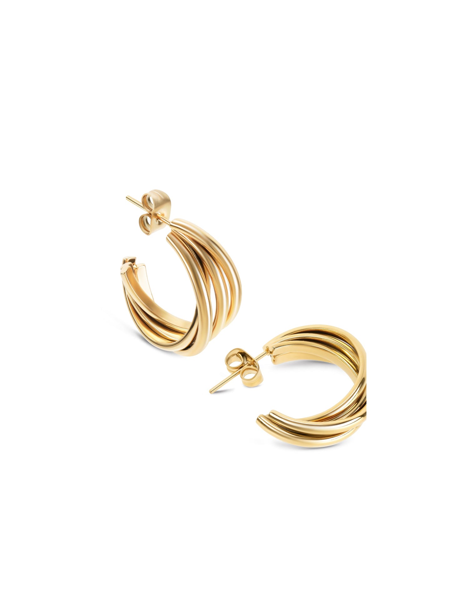 One Luminous Solid Earrings
