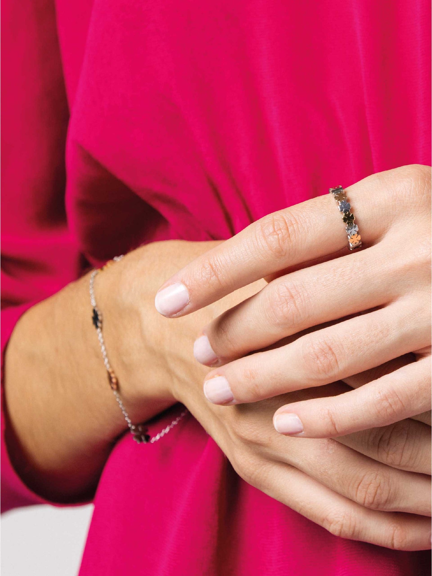 One Lucky Flower Ring
