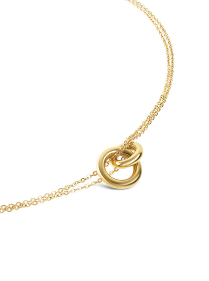 One Luminous Circle Necklace