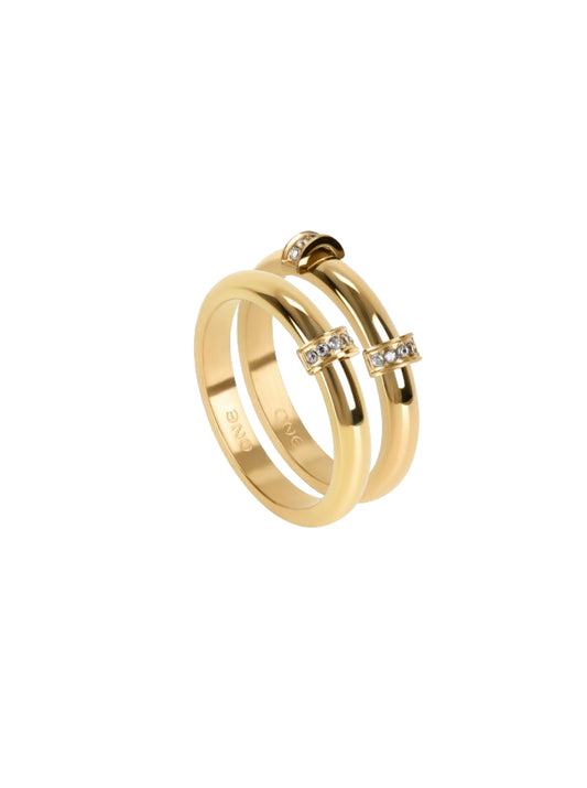 One Luminous Crystal Ring