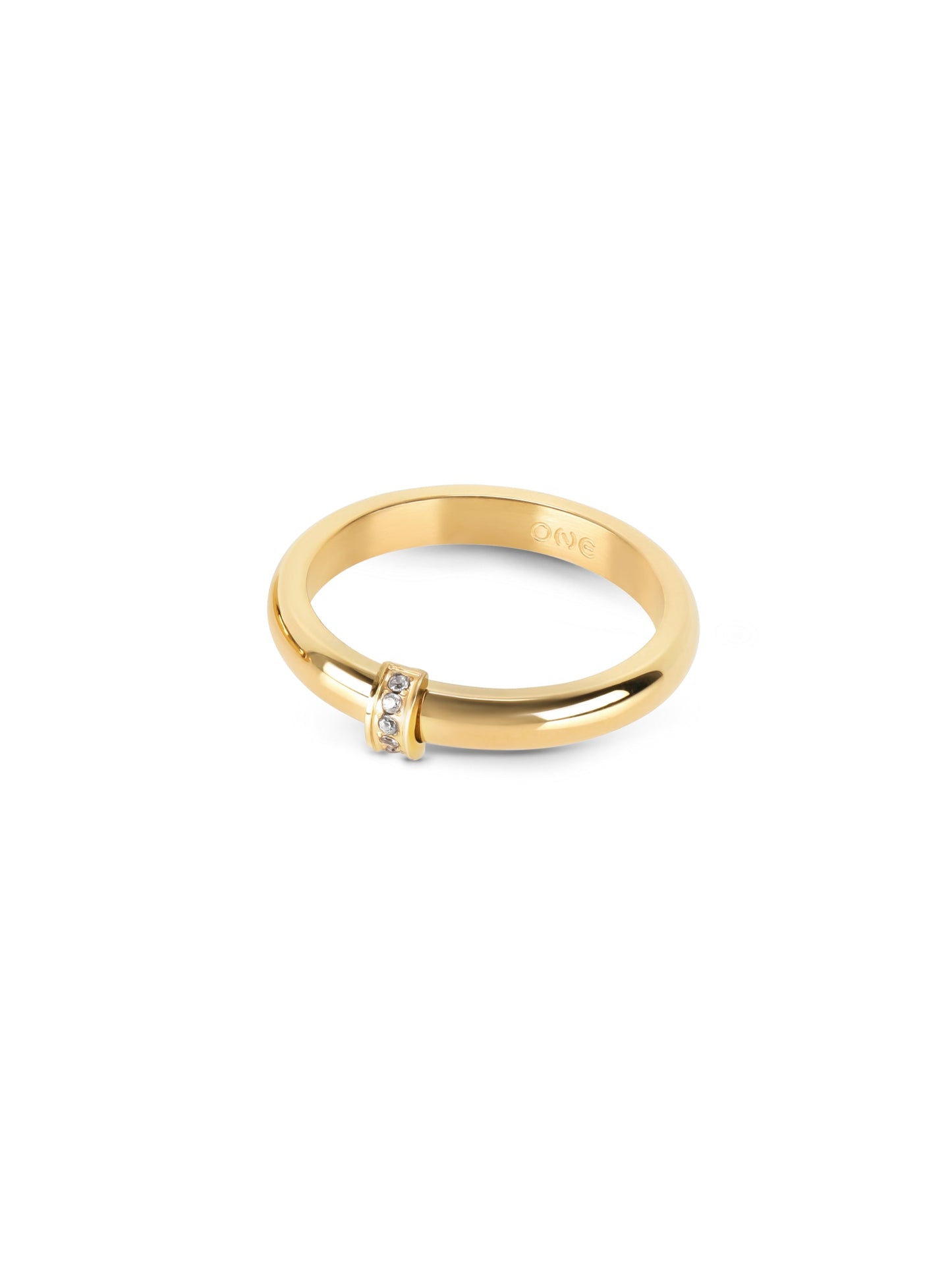 One Luminous Crystal Ring