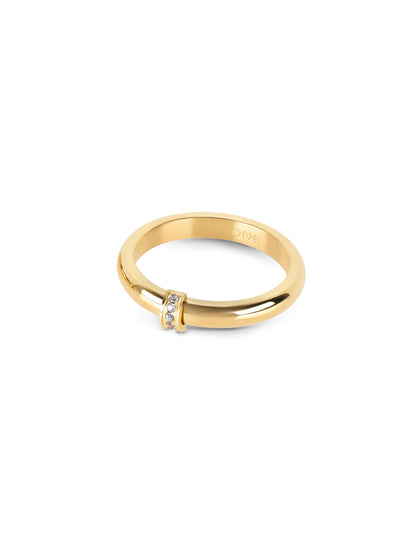 One Luminous Crystal Ring