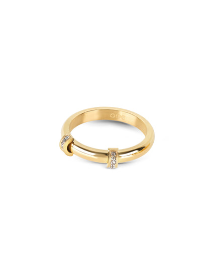 One Luminous Crystal Ring