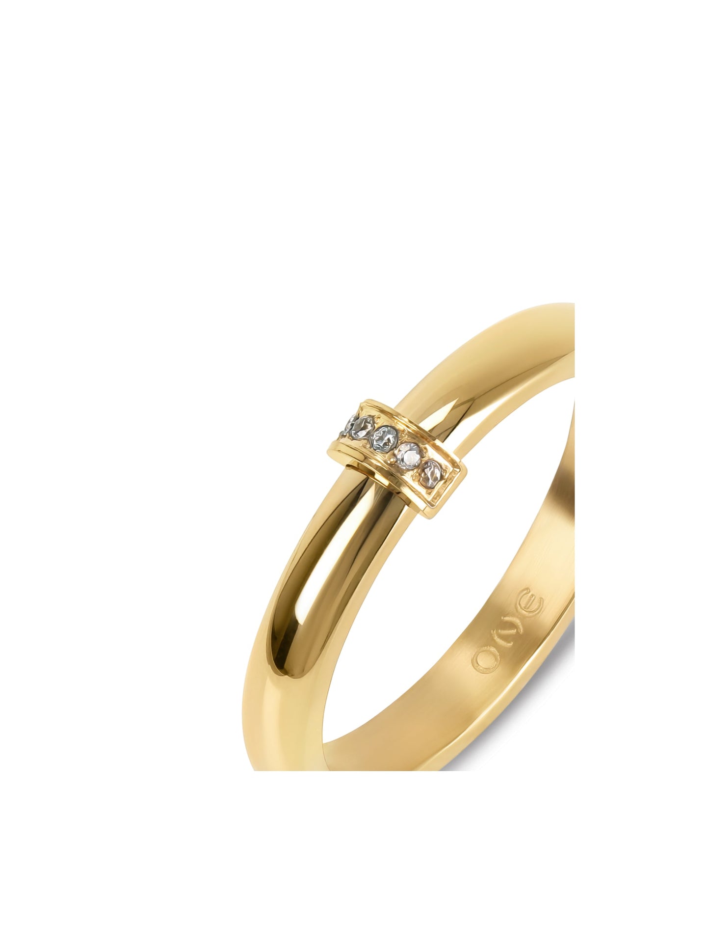 One Luminous Crystal Ring