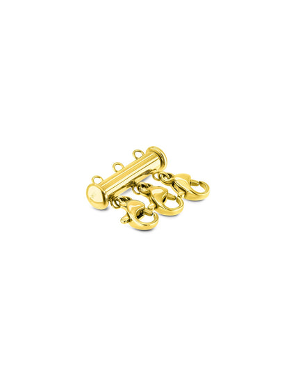One Gold Multiple Clasp