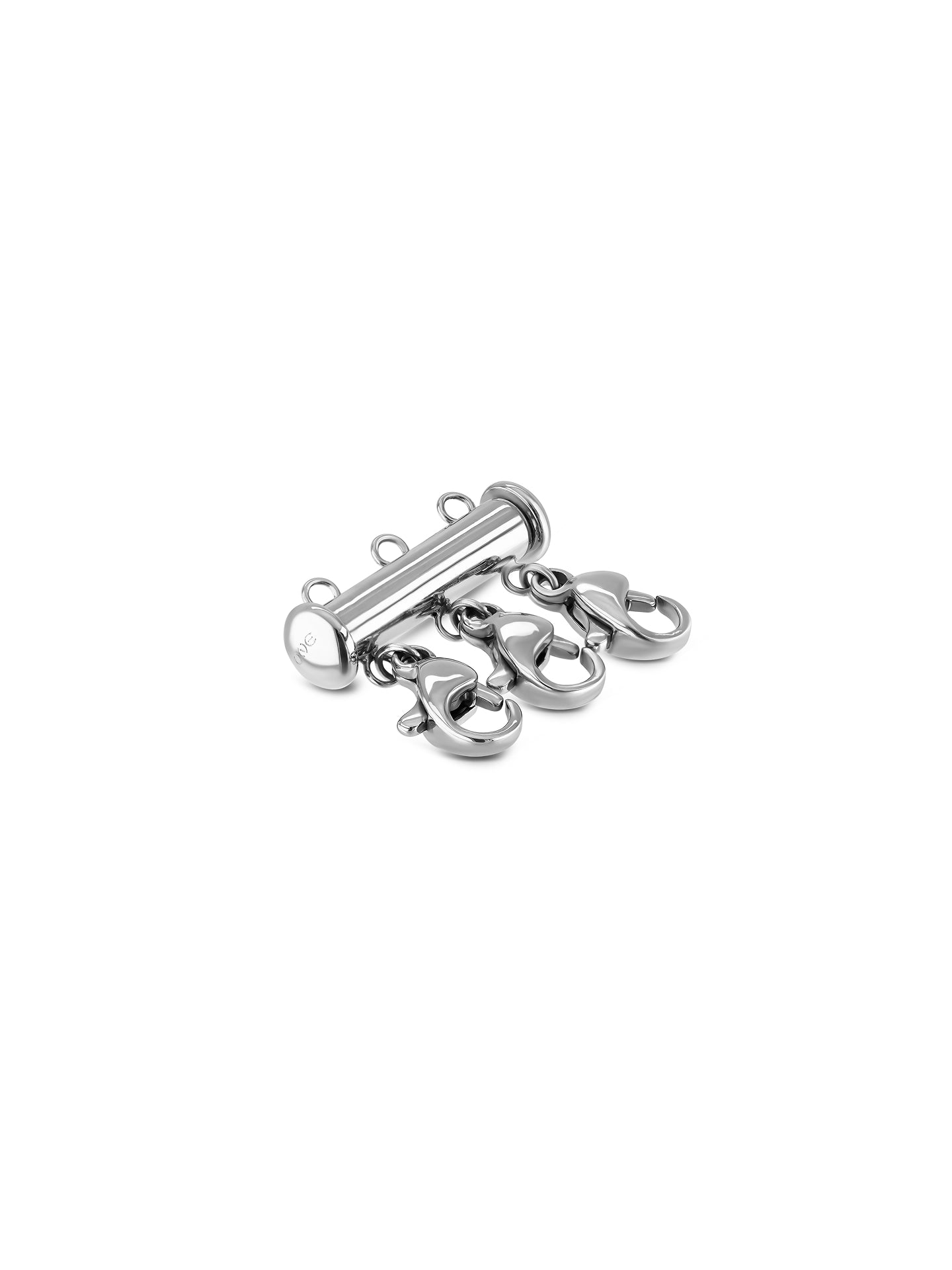 One Silver Multiple Clasp