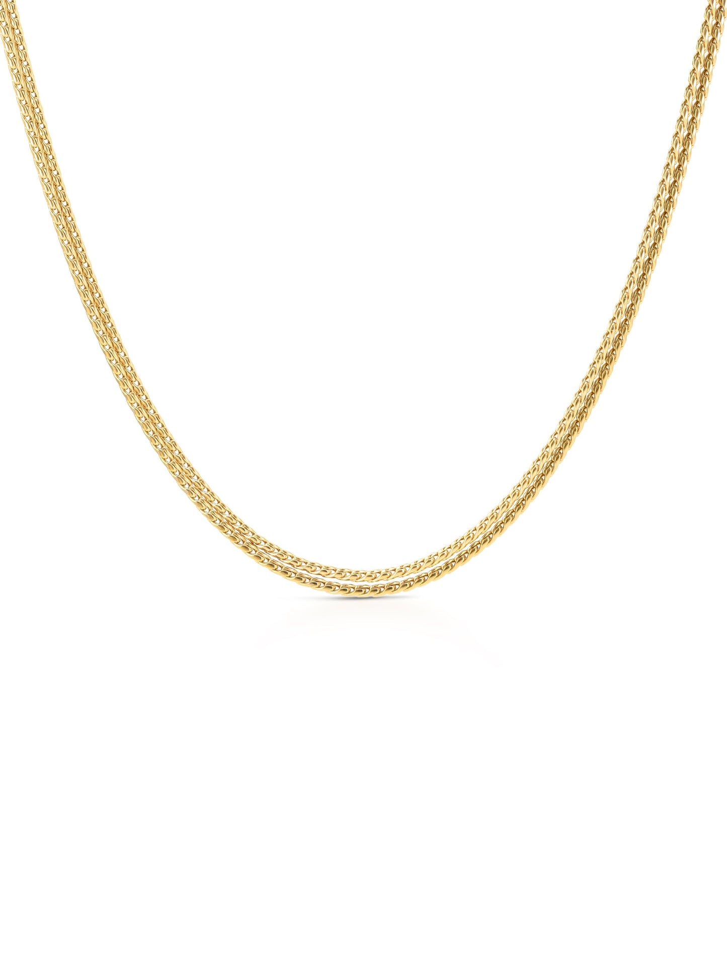 One Master Twisted Gold Necklace