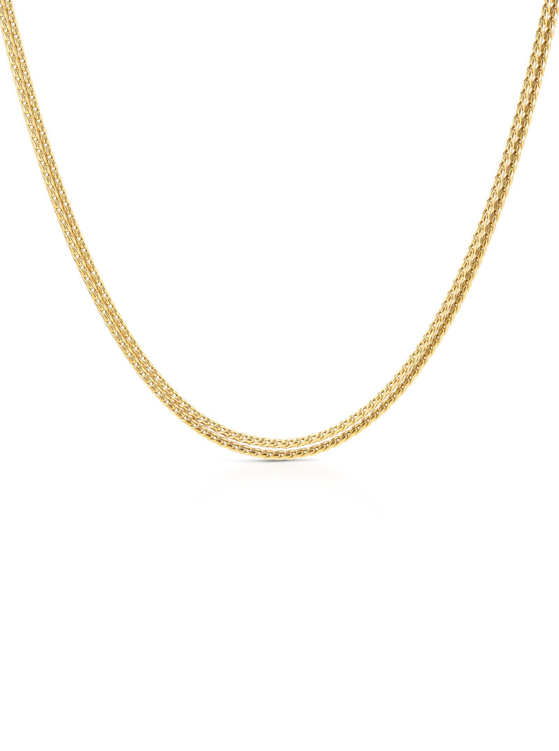 One Master Twisted Gold Necklace
