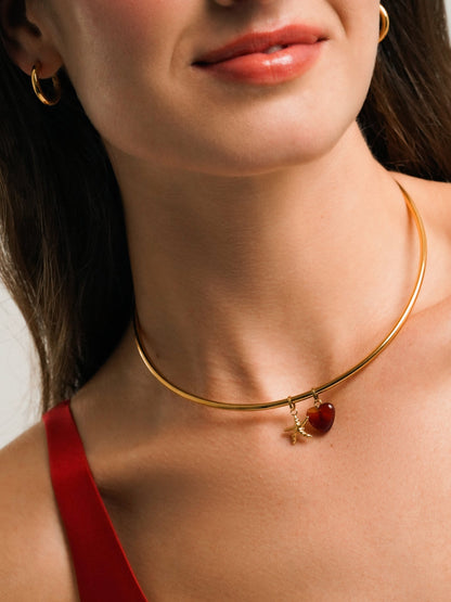 One Master Rigid Gold Necklace