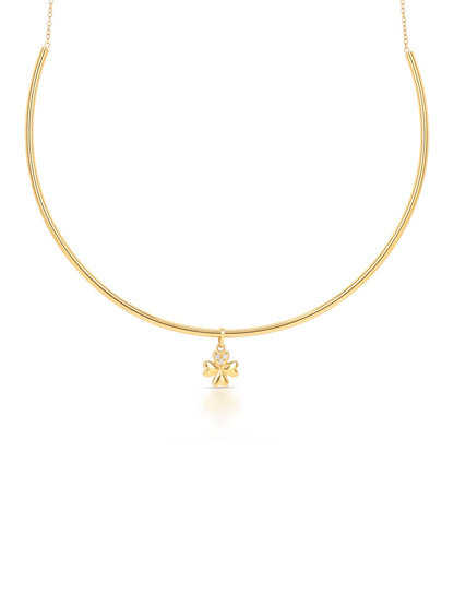 One Master Rigid Gold Necklace