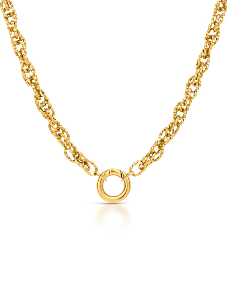 One Master Union Double Gold Necklace