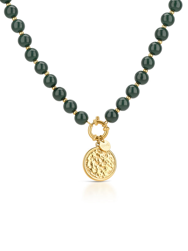 One Neckmess Carmela Deep Green Necklace
