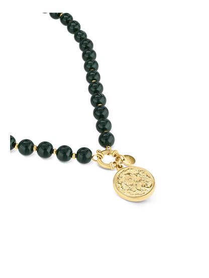 One Neckmess Carmela Deep Green Necklace