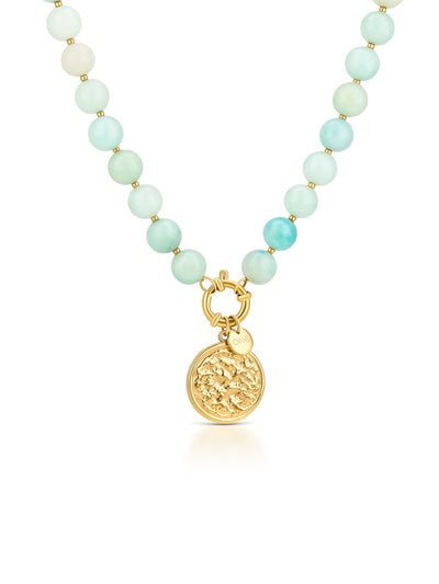 One Neckmess Carmela Green Mint Necklace