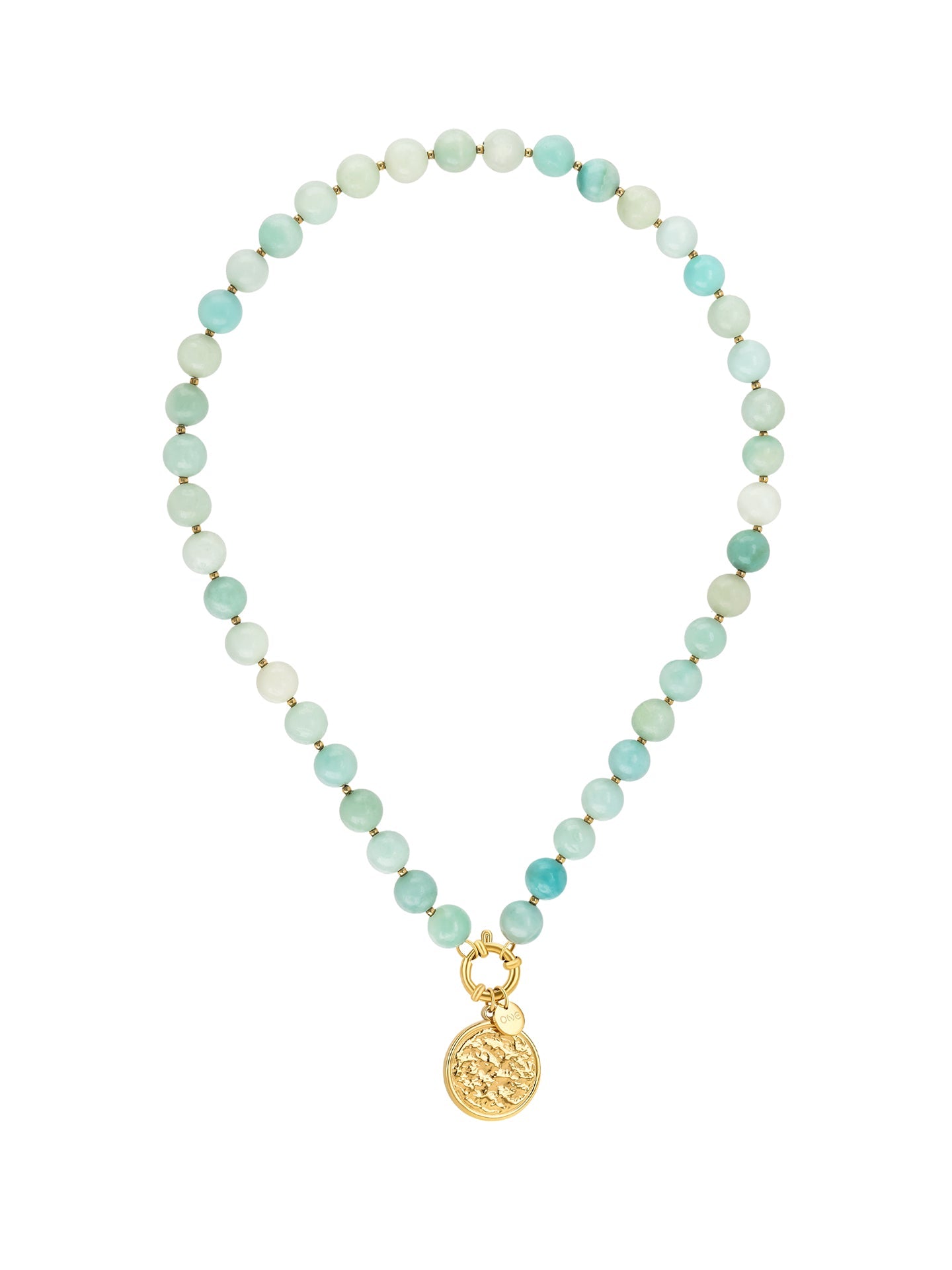 One Neckmess Carmela Green Mint Necklace