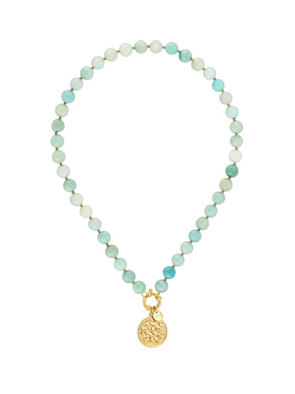 One Neckmess Carmela Green Mint Necklace