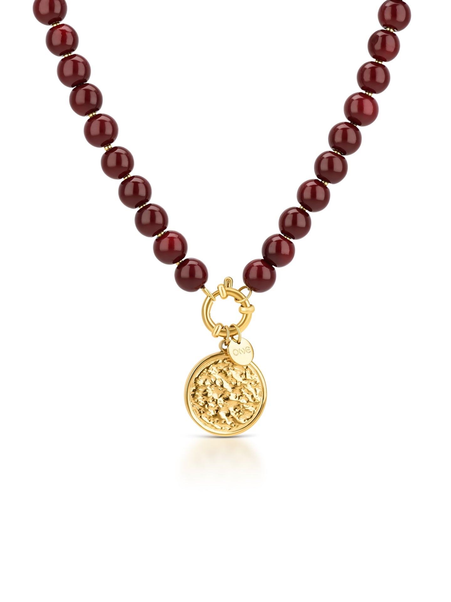 One Neckmess Carmela Red Flame Necklace
