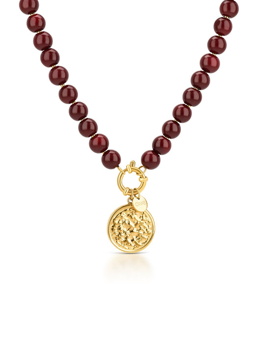 One Neckmess Carmela Red Flame Necklace