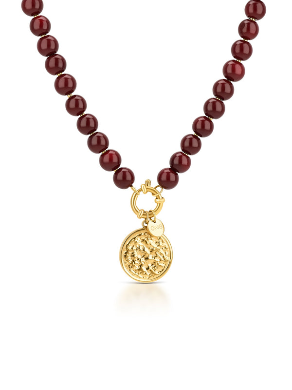 One Neckmess Carmela Red Flame Necklace