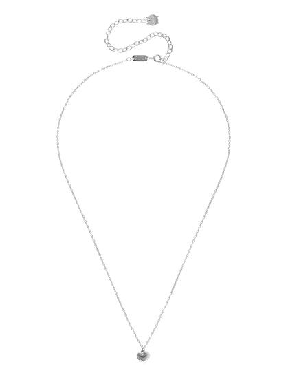 One Neckmess Heart Silver Necklace