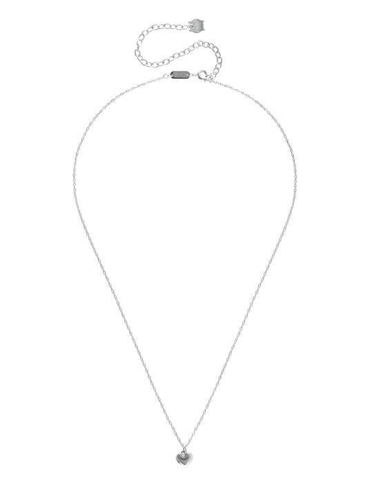 One Neckmess Heart Silver Necklace