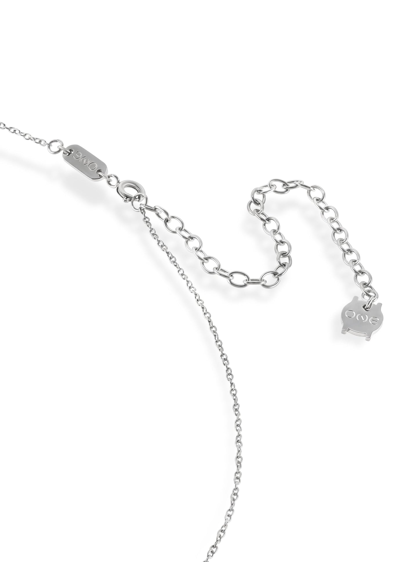 One Neckmess Heart Silver Necklace