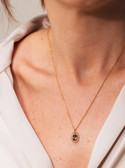 One Birthstone Necklace May - Hope